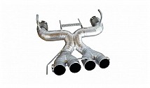 POWER OPTIMIZED EXHAUST SYSTEM RACE, COMPLETE HEAT-PROTECTED